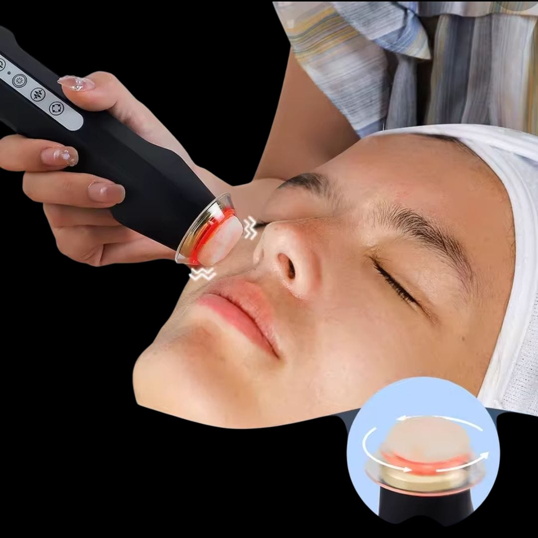 Terapia facial con radiofrecuencia y luz roja