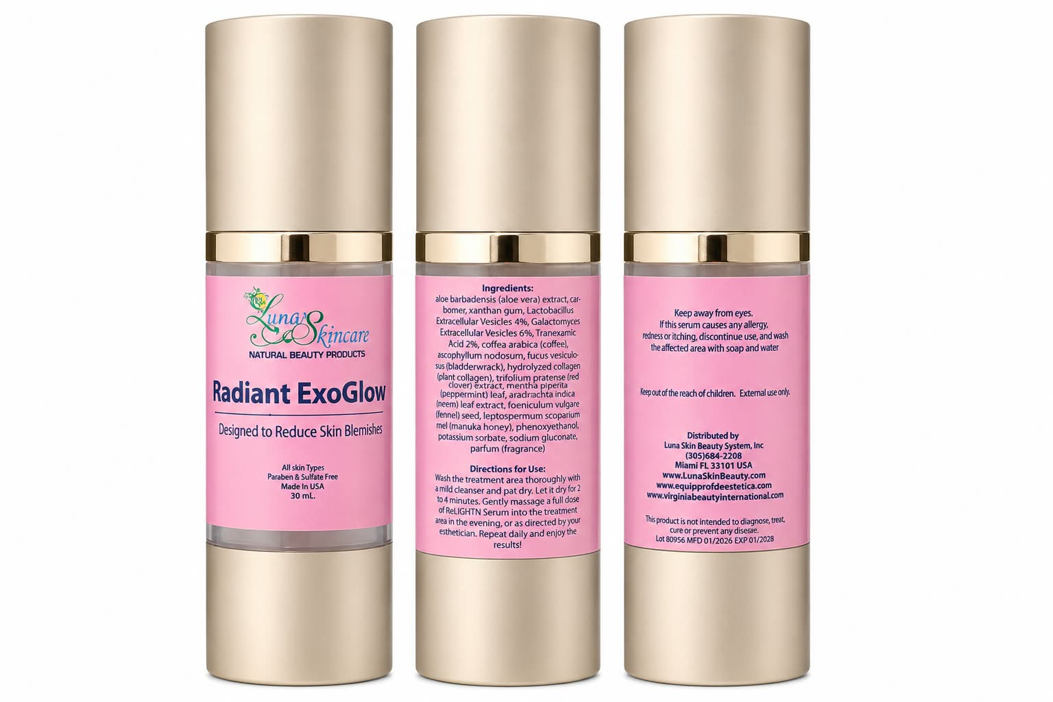 Línea Facial y Corporal Luna Skin Beauty