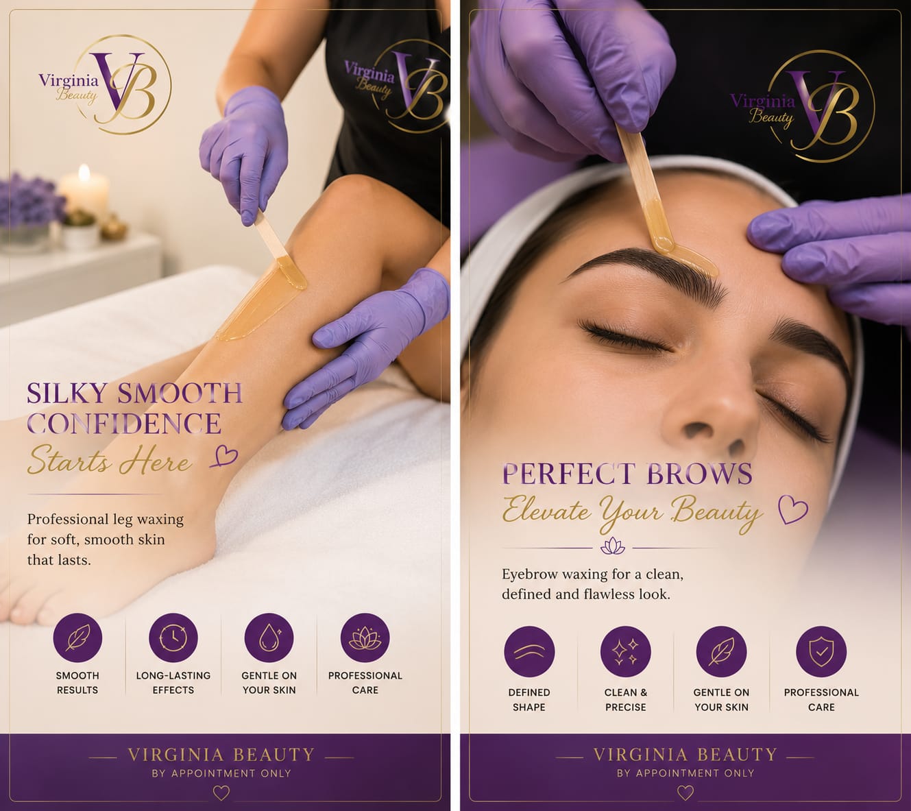 Waxing de piernas y cejas profesional